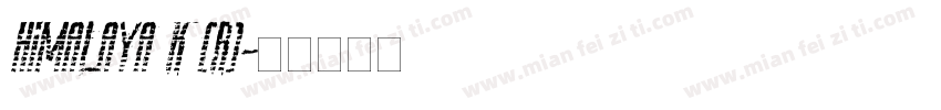 Himalaya K (R)字体转换